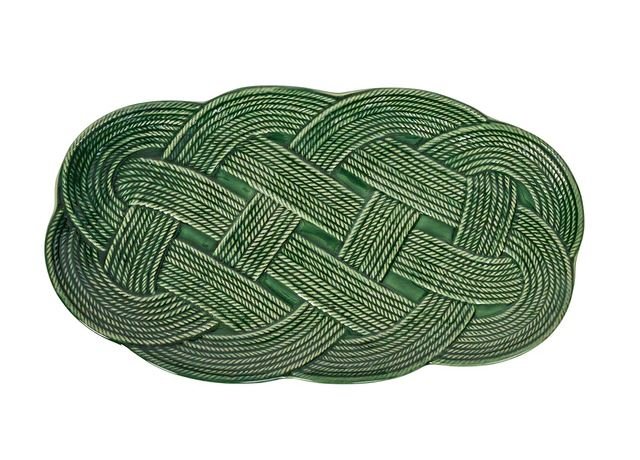 Le Panier Mystic Knot 15" Hostess Tray - Basil - Juliska - Gaines Jewelers