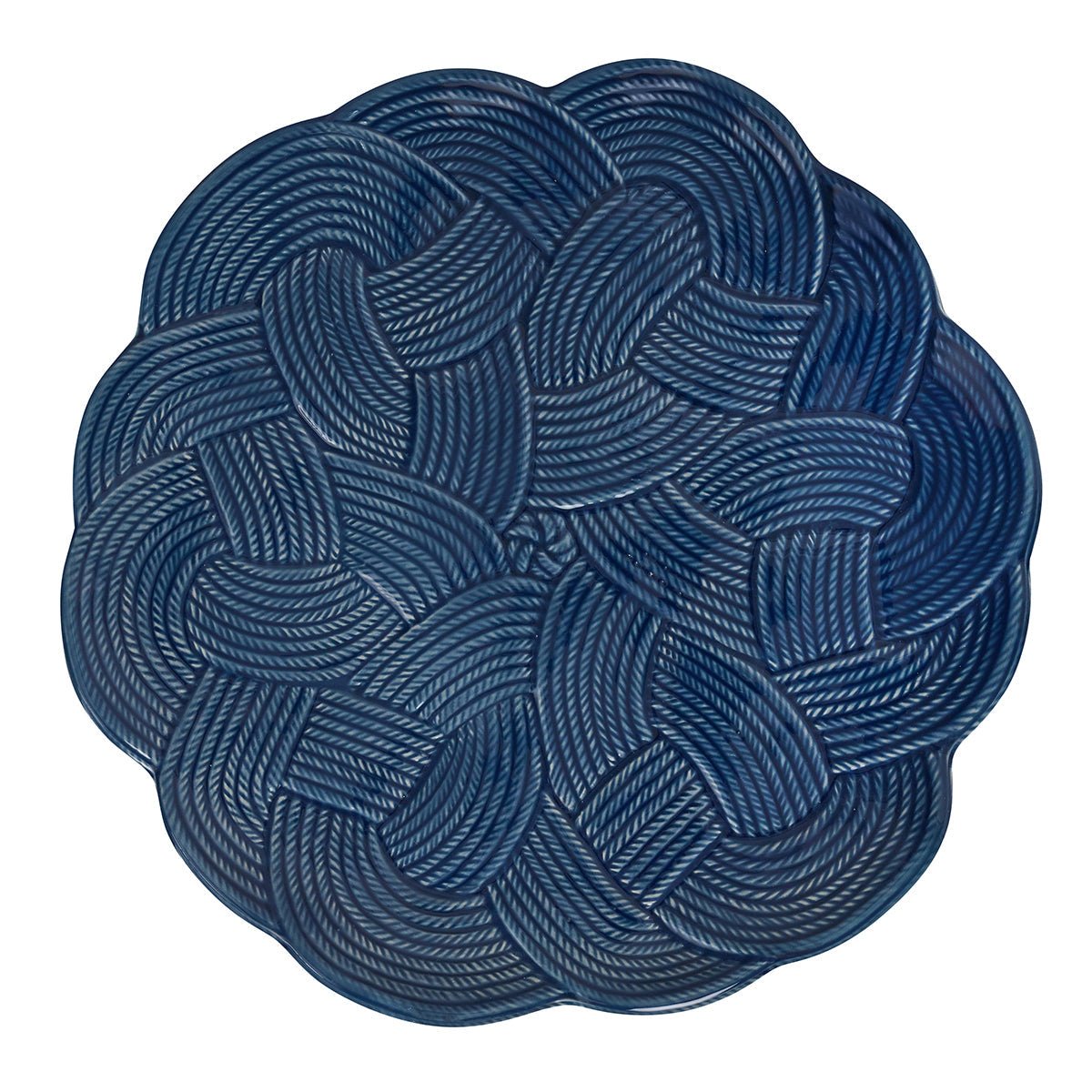 Le Panier Mystic Knot Charger/Platter - Denim - Juliska - Gaines Jewelers
