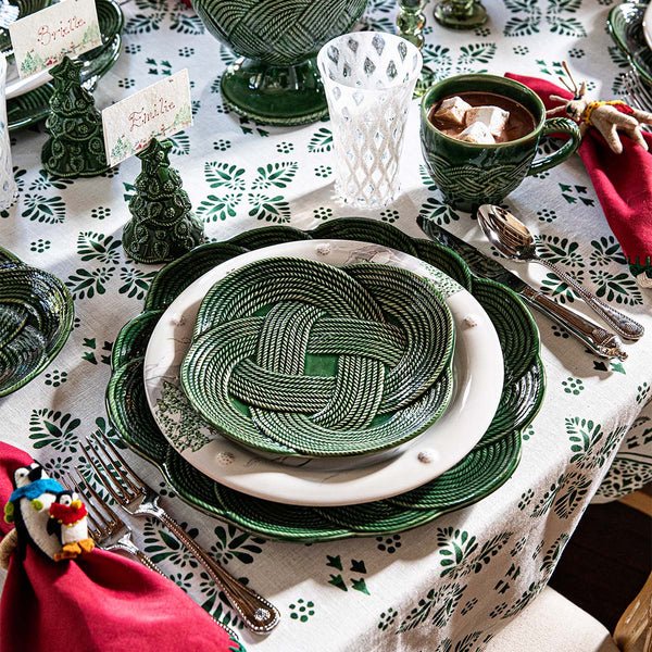 Le Panier Mystic Knot Dessert/Salad Plate - Basil - Juliska - Gaines Jewelers