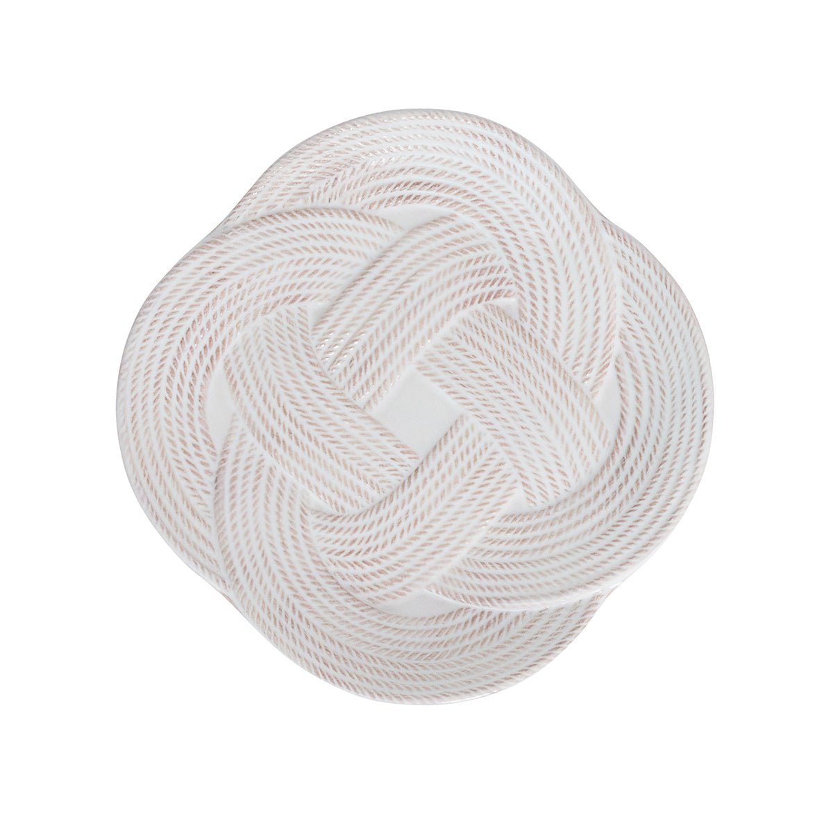 Le Panier Mystic Knot Dessert/Salad Plate - Whitewash - Juliska - Gaines Jewelers