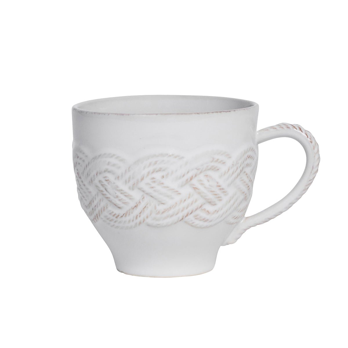 Le Panier Mystic Knot Mug - Whitewash - Juliska - Gaines Jewelers