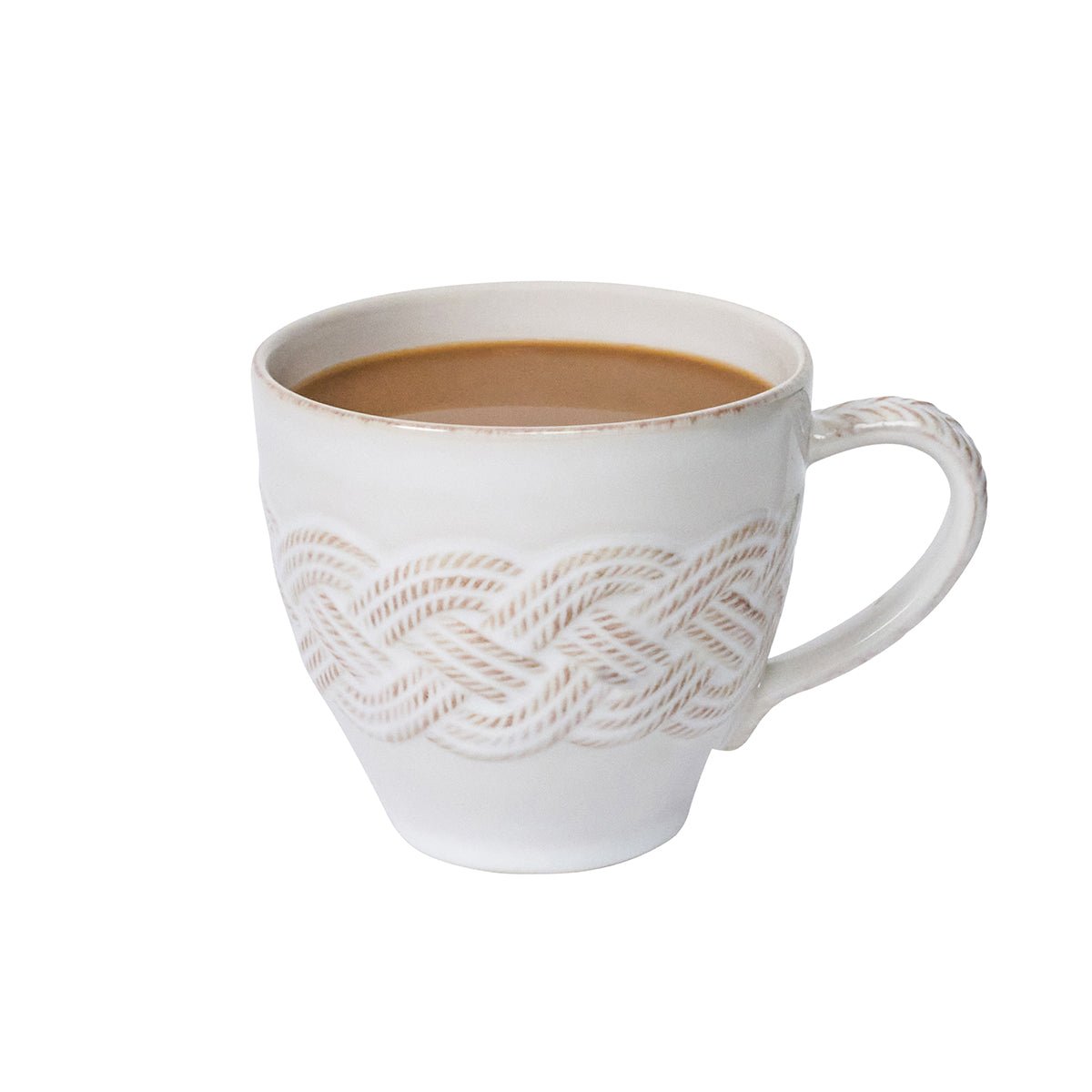 Le Panier Mystic Knot Mug - Whitewash - Juliska - Gaines Jewelers