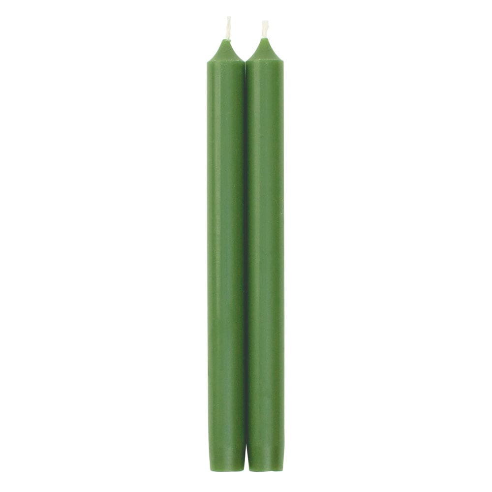 Leaf Green 10" Crown Candles - Caspari - Gaines Jewelers
