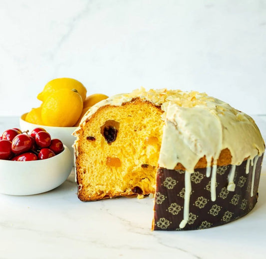 Lemon and Cherry Panettone Cake - Bona Furtuna - Gaines Jewelers