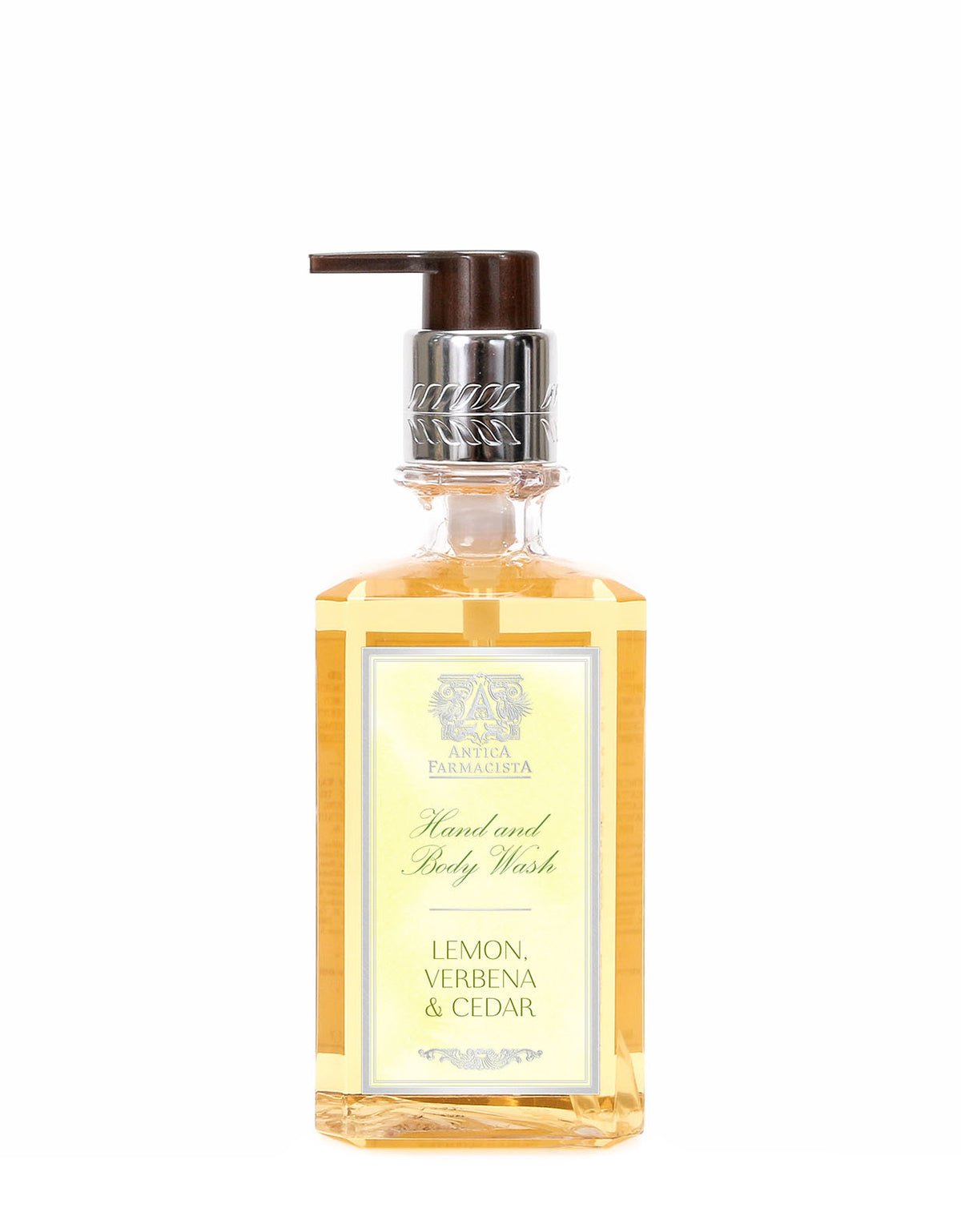 Lemon, Verbena & Cedar 10oz Hand and Body Wash - Antica - Gaines Jewelers