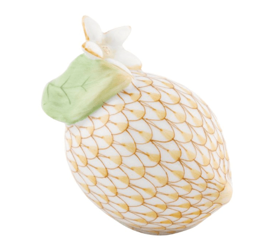 Lemon with Blossom in Butterscotch - Herend - Gaines Jewelers