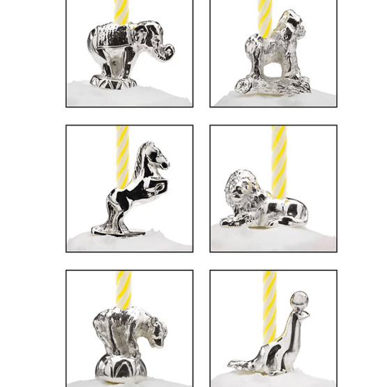 Let's Celebrate 6 - Piece Circus Candle Set - Reed & Barton - Gaines Jewelers