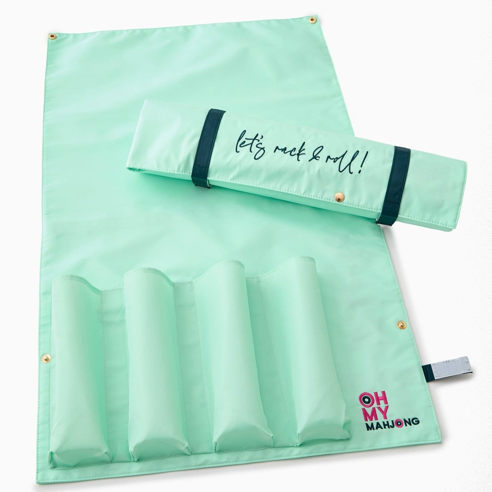 Let's Rack & Roll Bag - Mint - Oh My Mahjong - Gaines Jewelers