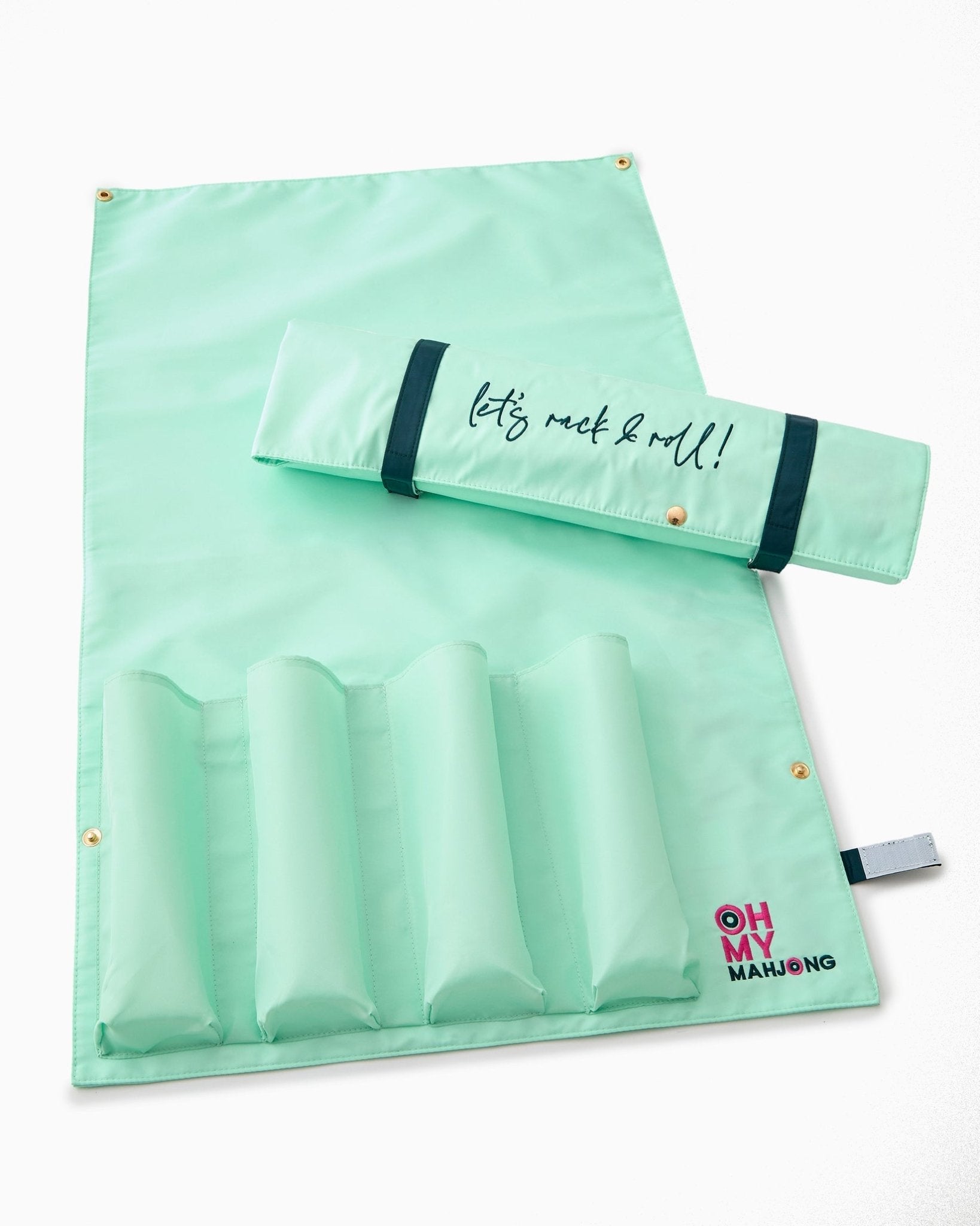 Let's Rack & Roll Bag - Mint - Oh My Mahjong - Gaines Jewelers