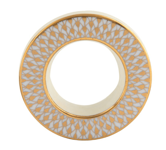 Letter O in Gold - Herend - Gaines Jewelers