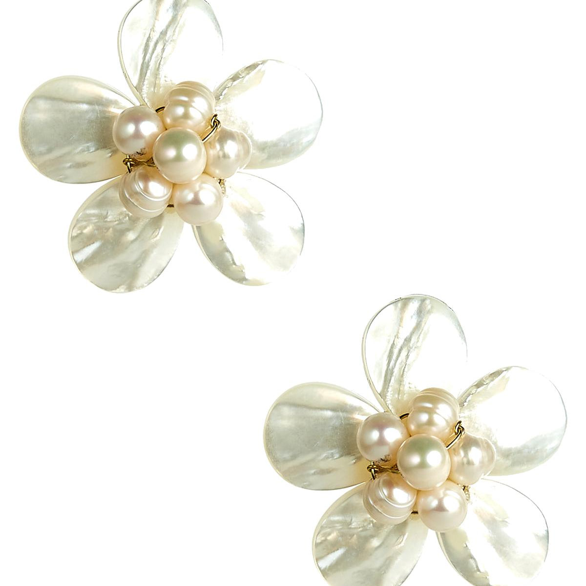 Libby Earrings Mother of Pearl - Lisi Lerch - Gaines Jewelers