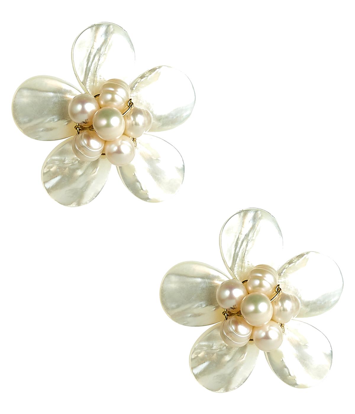 Libby Earrings Mother of Pearl - Lisi Lerch - Gaines Jewelers