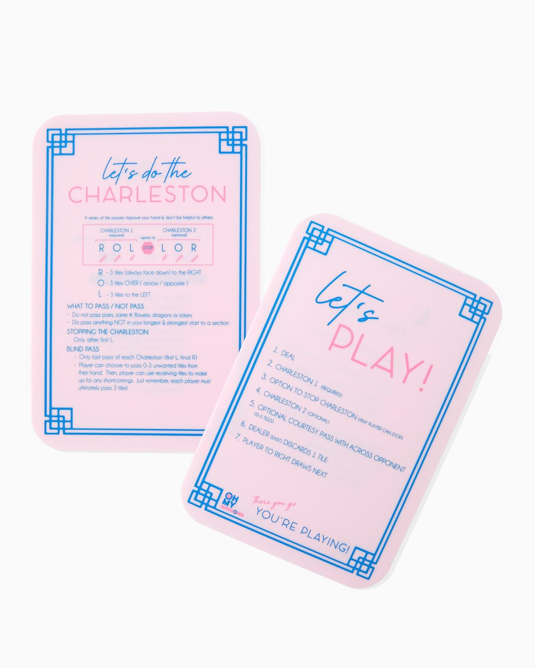 Light Pink Shuffler - Oh My Mahjong - Gaines Jewelers