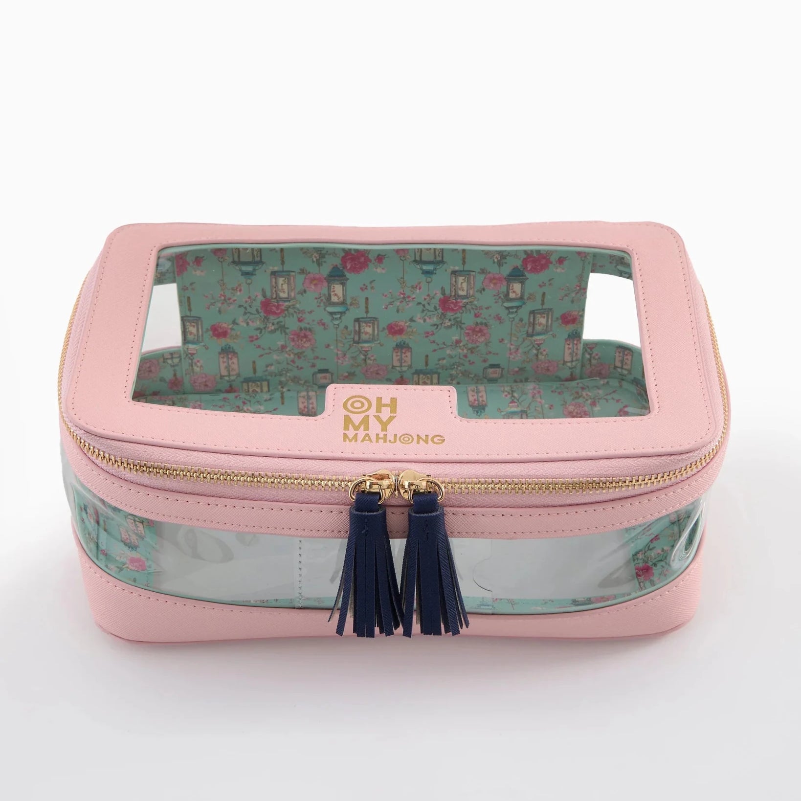 Light Pink Tile Storage Bag - Oh My Mahjong - Gaines Jewelers