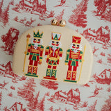 Lisi Lerch - Holiday- Embroidered Clutches- WS: Mistletoe - Gaines Jewelers