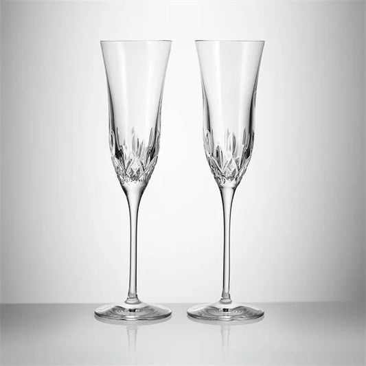 Lismore Essence Champagne Flute Set - Waterford - Gaines Jewelers