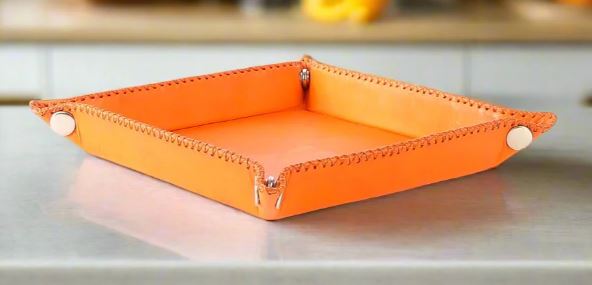 Llaves + Bolsillo Catch All Tray Set Orange - Bati - Gaines Jewelers