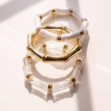 Logan - Bamboo Acrylic Bracelet - Lisi Lerch - Gaines Jewelers