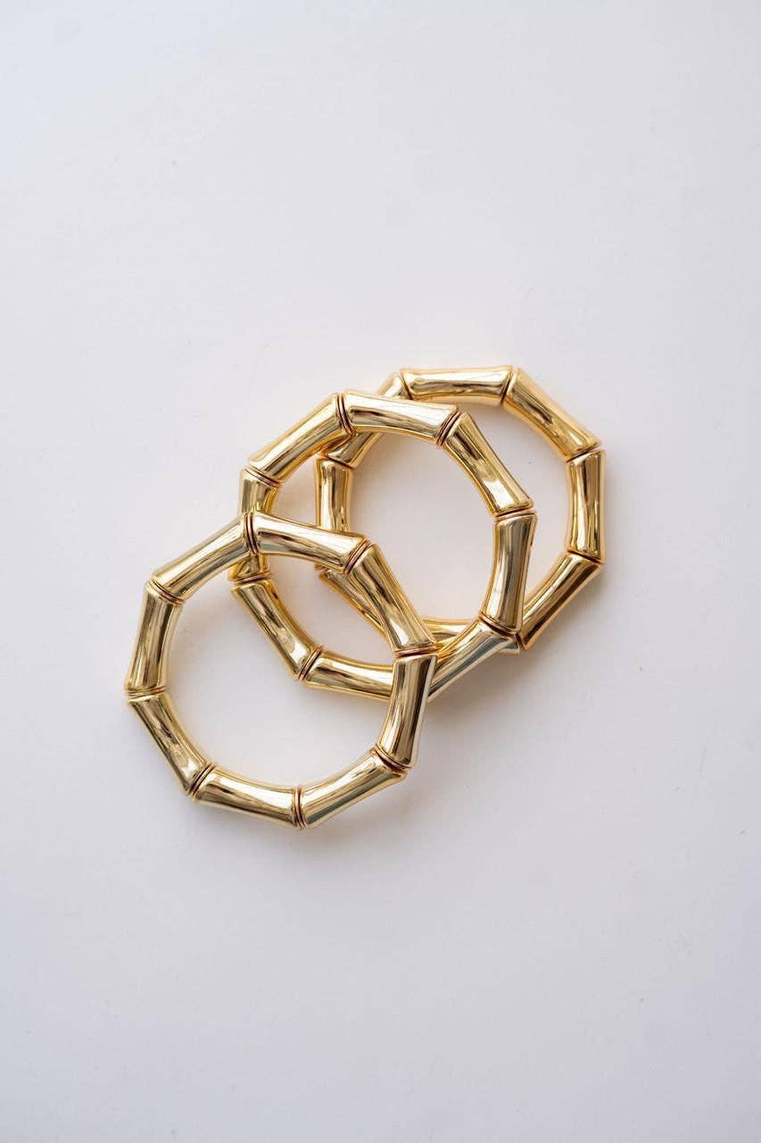Logan - Bamboo Acrylic Bracelet - Lisi Lerch - Gaines Jewelers