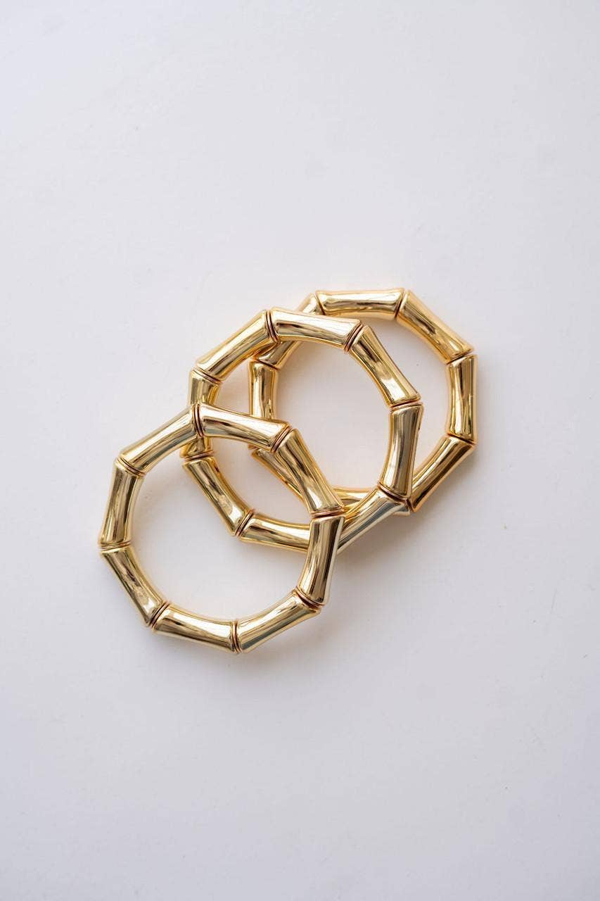 Logan - Bamboo Acrylic Bracelet - Lisi Lerch - Gaines Jewelers