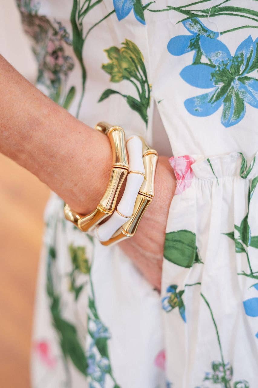 Logan - Bamboo Acrylic Bracelet - Lisi Lerch - Gaines Jewelers