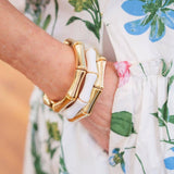 Logan - Bamboo Acrylic Bracelet - Lisi Lerch - Gaines Jewelers