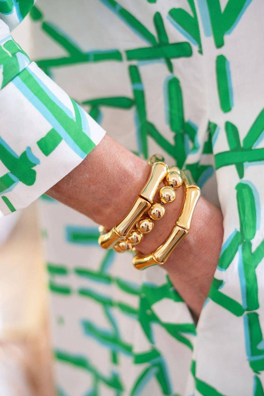 Logan - Bamboo Acrylic Bracelet - Lisi Lerch - Gaines Jewelers
