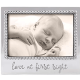 LOVE AT FIRST SIGHT Beaded 4x6 Frame - Mariposa - Gaines Jewelers