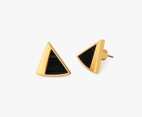Luca Triangle Stud Earring - Brackish - Gaines Jewelers