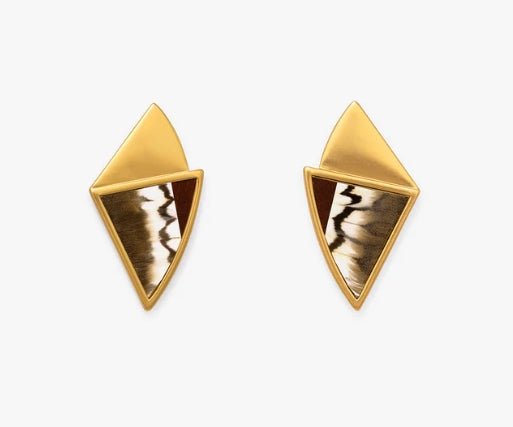 Luna Triangle Drop Earring - Brackish - Gaines Jewelers