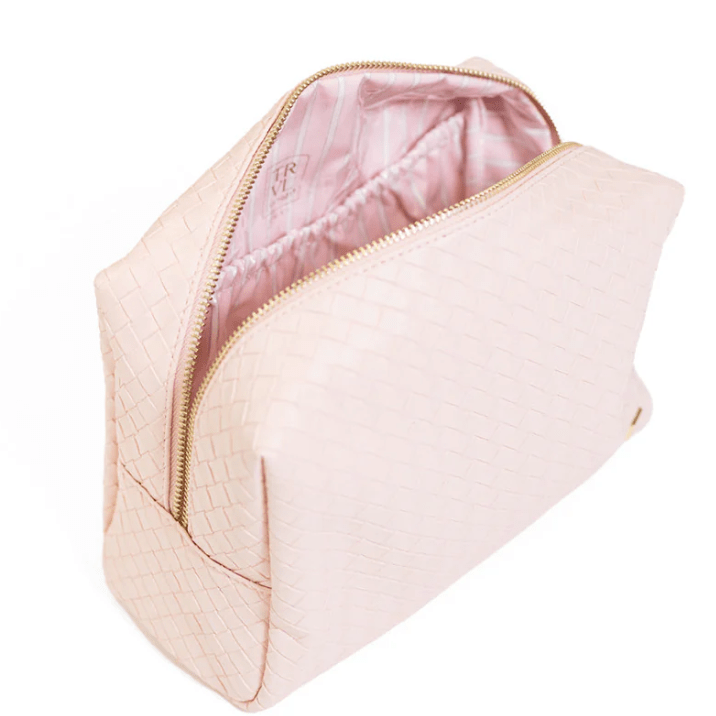 Luxe Everday Cosmetic Bag - Woven Shell - Trvl Deisgn - Gaines Jewelers