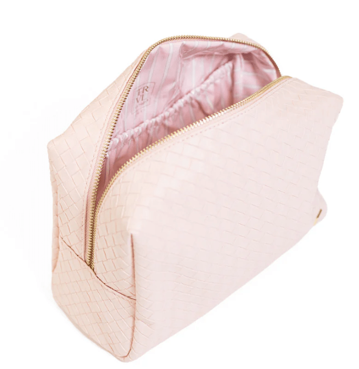 Luxe Everday Cosmetic Bag - Woven Shell - Trvl Deisgn - Gaines Jewelers