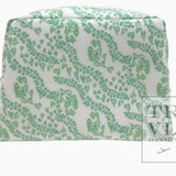 Luxe Gloss Wash Bag Medium - All Heart Kelley Green - TRVL Design - Gaines Jewelers
