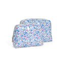 Luxe Gloss Wash Bag Medium - Bridgehampton Floral - TRVL Design - Gaines Jewelers