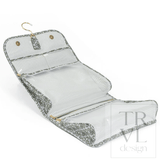 Luxe Hanging Toiletry Case - Surrey with Green Pinstripe Liner - TRVL Design - Gaines Jewelers