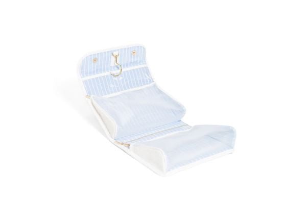 Luxe Hanging Toiletry Case - Woven Blanc - TRVL Design - Gaines Jewelers