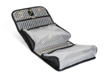 Luxe Hanging Toiletry Case - Woven Jet - Trvl Design - Gaines Jewelers