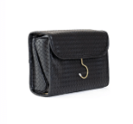 Luxe Hanging Toiletry Case - Woven Jet - Trvl Design - Gaines Jewelers