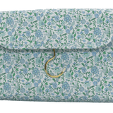 Luxe Hanging Toiletry Hamptons Floral with Chambray Pinstripe Liner - Trvl Design - Gaines Jewelers