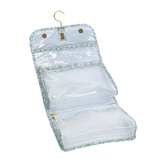 Luxe Hanging Toiletry Hamptons Floral with Chambray Pinstripe Liner - Trvl Design - Gaines Jewelers