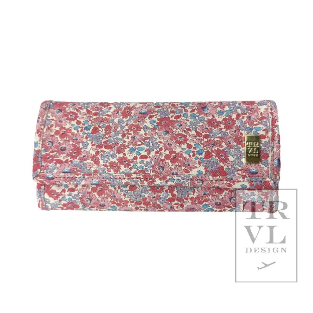 Luxe Jewelry Wallet - Marseille with Pink Pinstripe Liner - Trvl Deisgn - Gaines Jewelers