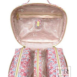 Luxe Travel 2 Cosmetic Case - Marseille with Pink Pinstripe Liner - Trvl Deisgn - Gaines Jewelers