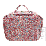 Luxe Travel 2 Cosmetic Case - Marseille with Pink Pinstripe Liner - Trvl Deisgn - Gaines Jewelers