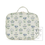 Luxe Travel 2 Cosmetic Case - Provence with Green Pinstripe Liner - Trvl Deisgn - Gaines Jewelers