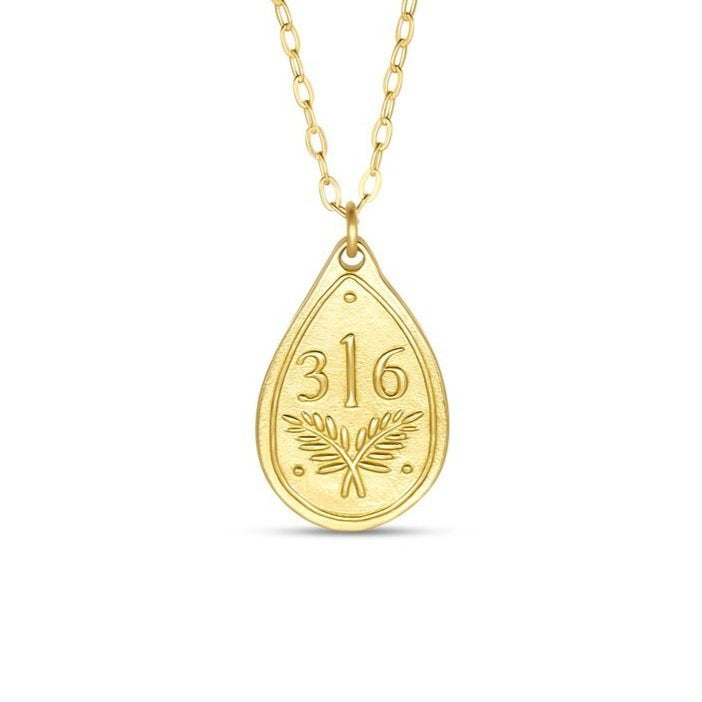 Madison Sterling - Original Pendant Necklace John 3:16 (22") - Gaines Jewelers