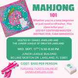 Mahjong 101 Event - Gaines Jewelers