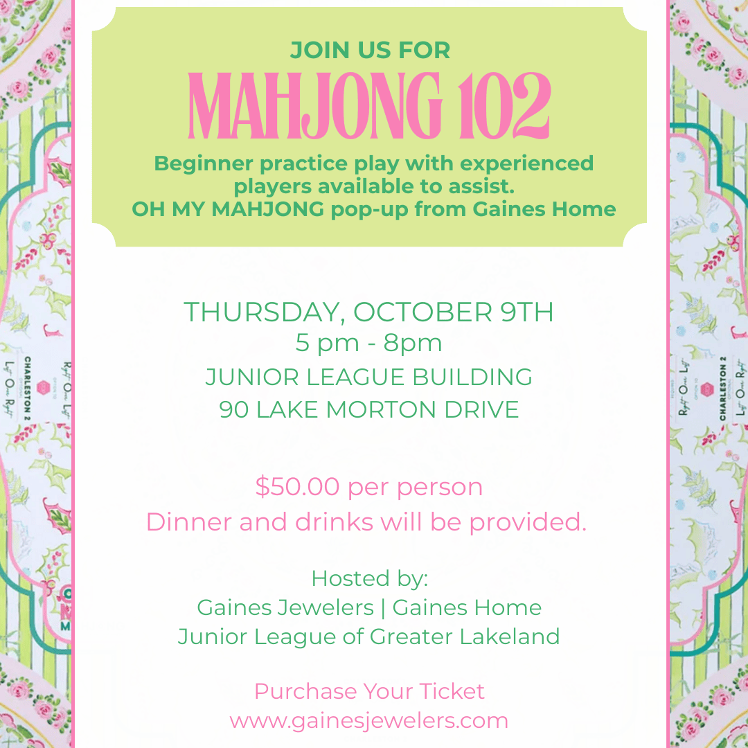 Mahjong 102 - Gaines Jewelers