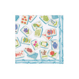 Mahjong Robin's Egg Cocktail Napkin - package of 20 - Caspari - Gaines Jewelers
