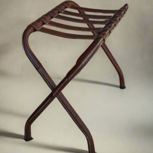 Maleta - Folding Luggage Rack [Brown] - Bati - Gaines Jewelers