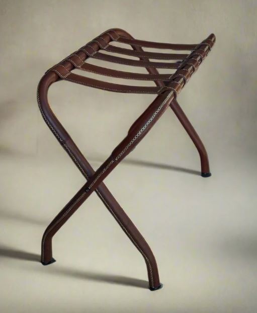 Maleta - Folding Luggage Rack [Brown] - Bati - Gaines Jewelers